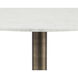 Enco White and Antique Gold Bistro Table